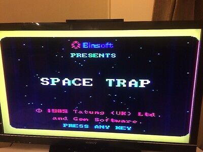 Tatung einstein- Space Trap Plus Extra games On One disk